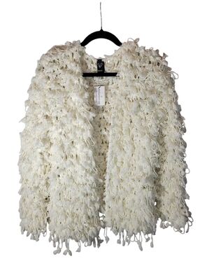 Windsor cream loose weave cardigan Size S/M  NWT